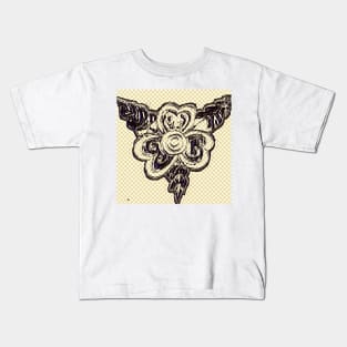 pin of a tri leaf heart Kids T-Shirt